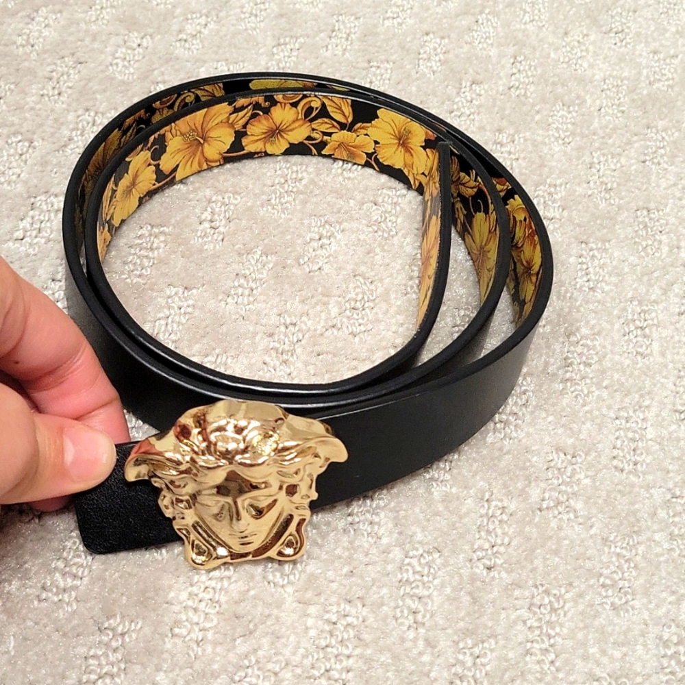 Versace belt reversible